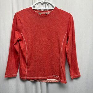 Craghoppers Insect Shield Long Sleeve Top Girls Age 11-12 Red White Outdoors